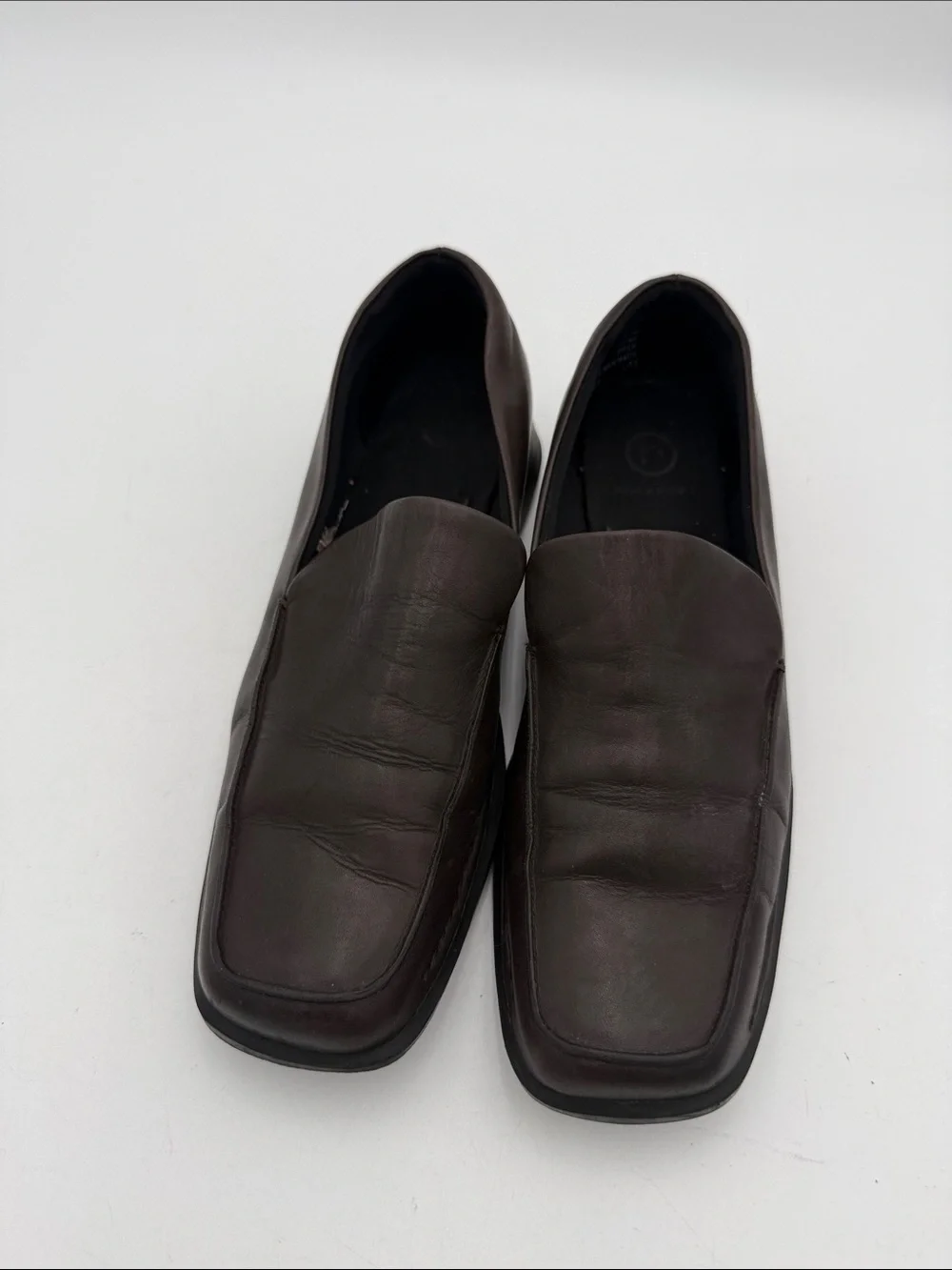 Rockport Classic Slip-On Loafers Dark Brown casual office vintage retro Y2K